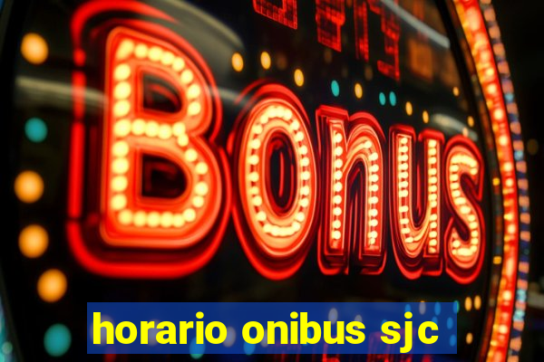 horario onibus sjc